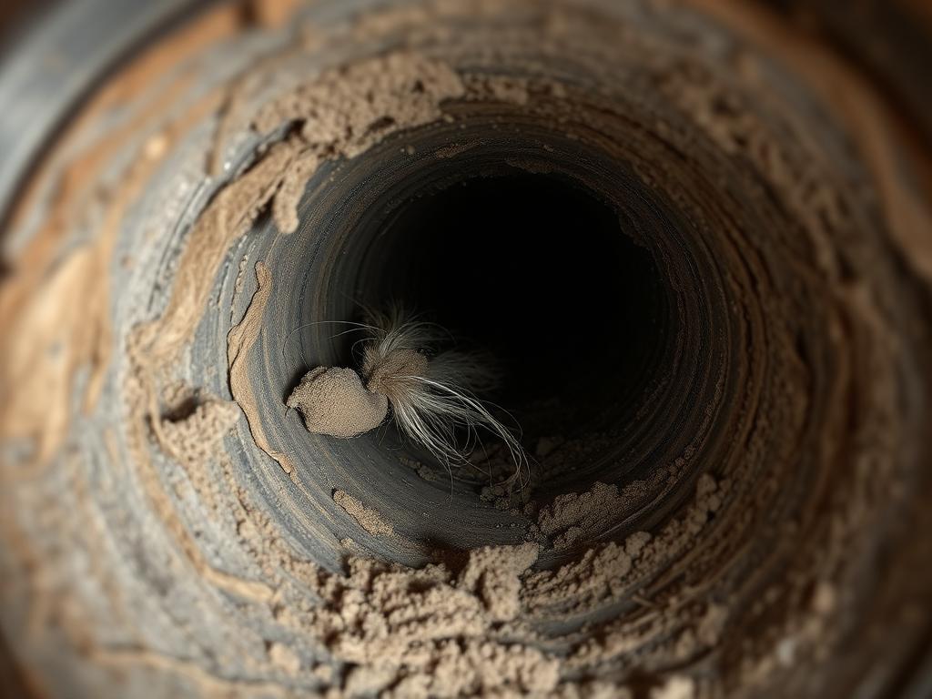 Air duct - before cleaning